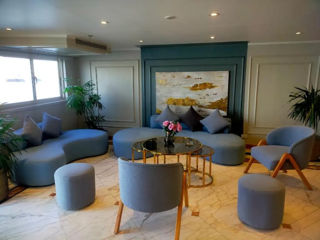 Lounge aboard the MS Coral II Nile Cruise Nile cruise